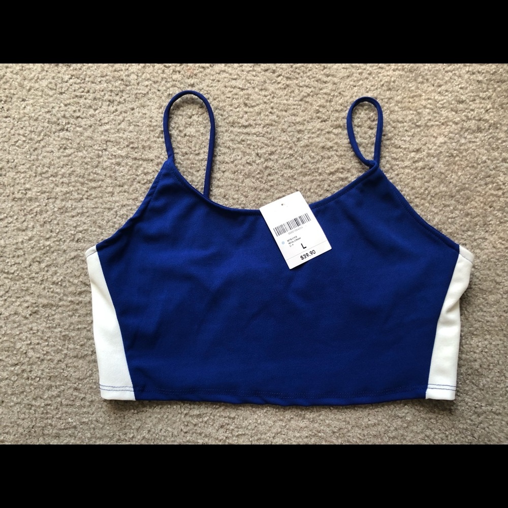 Royal Blue & Cream 2 Piece Set